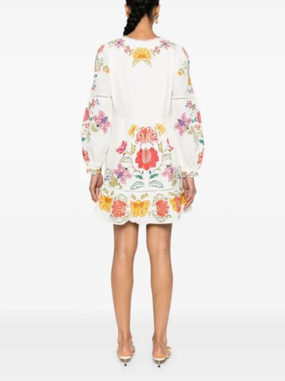 FARM Rio Floral Insects Mini Dress S - Picture 4 of 15